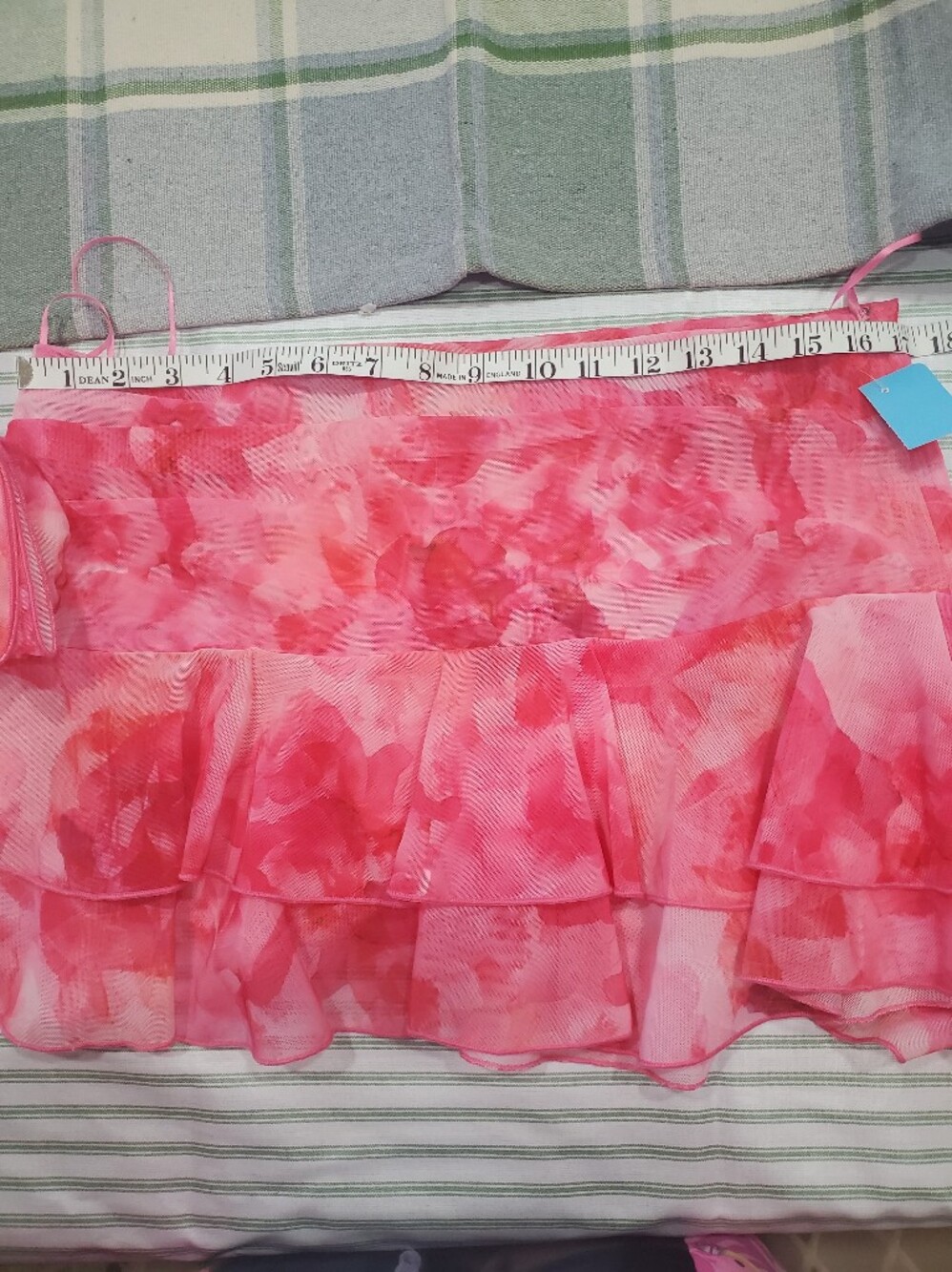 superdown Pink Floral Strapless Ruffle Mini Dress - Picture 5 of 10